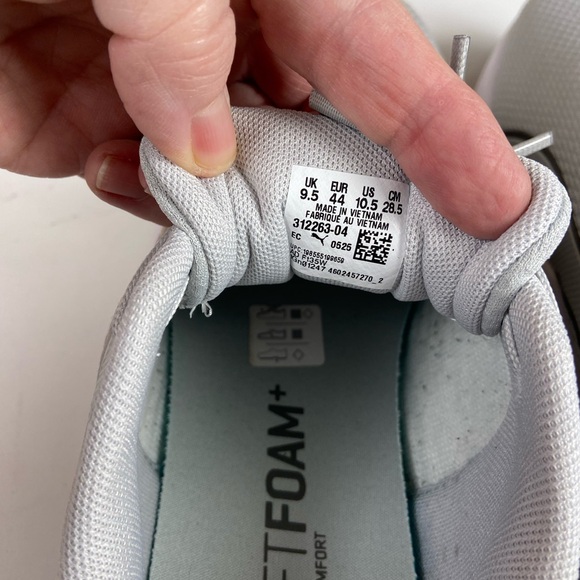 Puma Disperse Running Sneakers Gray SoftFoam+ Men’s Size 10.5 Athletic Shoes - Picture 12 of 12